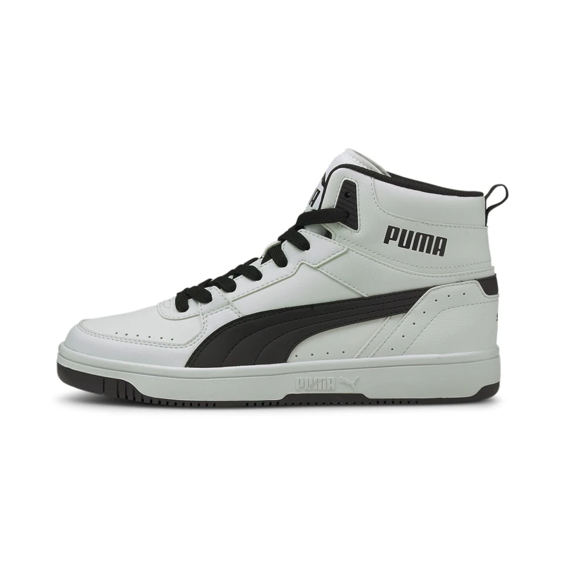 Puma Unisex Rebound Joy Sneaker, White Black, 7 UK