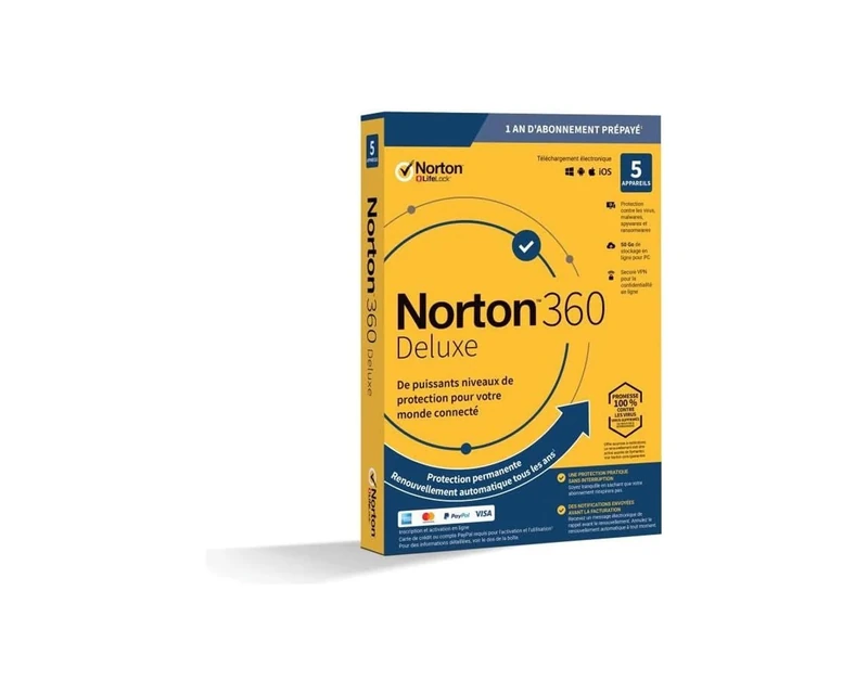 Symantec NORTON 360 DLX5 SOFTWARE (5pc)
