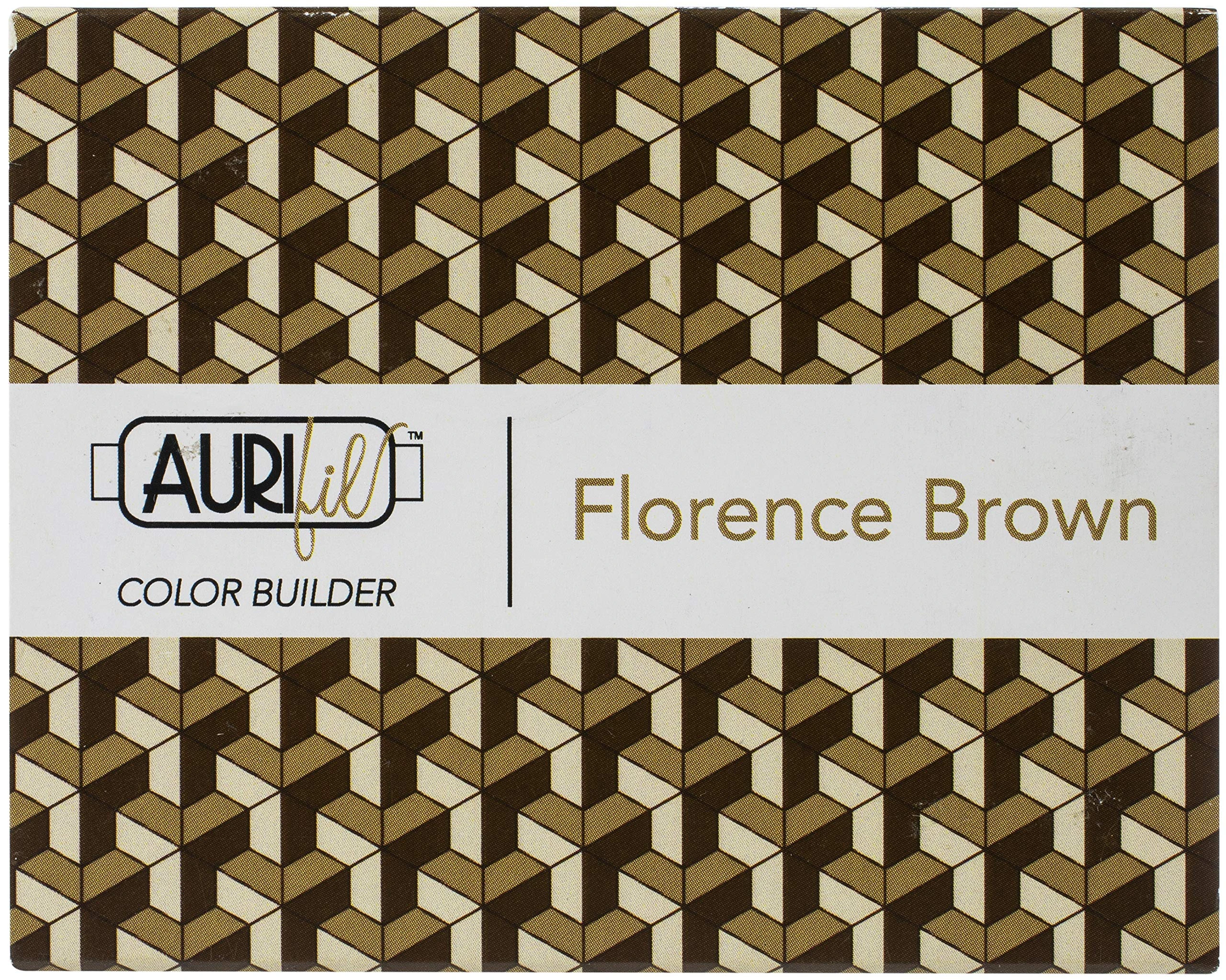 Aurifil Thread CB FlorencBrown 3pc
