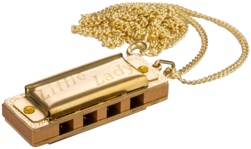 Hohner Little Lady Gold Plated with Necklace - M110 - Image 1