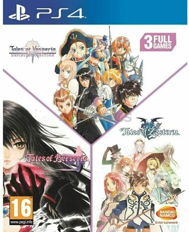 Bandai Namco Tales of Vesperia, Berseria, and Zestiria Compilation