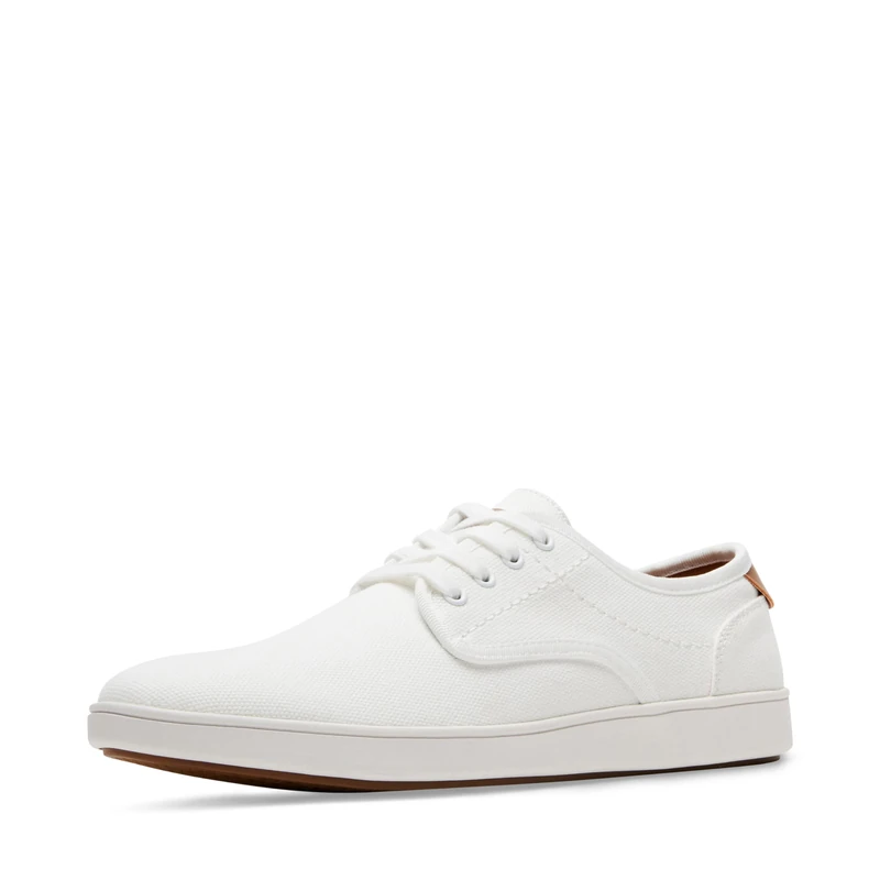 Steve Madden Men's Fenta Sneaker, White Canvas, 11.5 UK