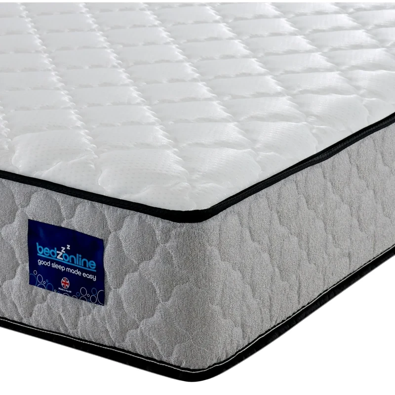 BEDZONLINE Air Feel Orthopedic Mattress - Memory Foam and Spring Mattress | Perfect Ergonomical Sleeping Position | 20cm Depth | 4ft Small Double