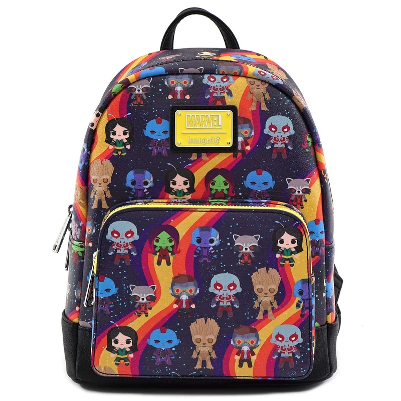 Loungefly Guardians Chibi AOP Mini Backpack