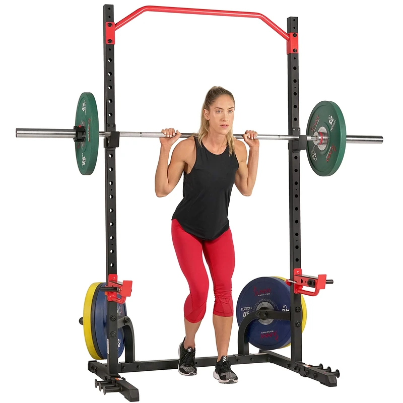 Sunny Health & Fitness Power Zone Squat Stand Rack Power Cage - SF-XF9931