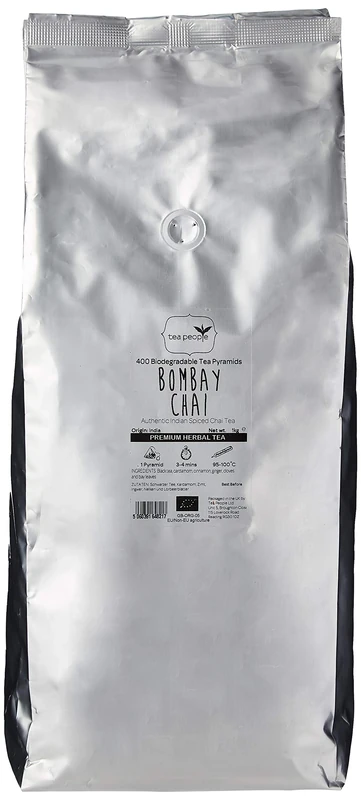 Tea People Bombay Chai, 400 Tea Pyramids in Large Catering Pack