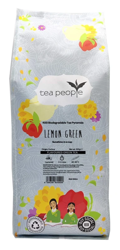 Tea People Lemon Green - 400 Pyramid Large Catering Pack