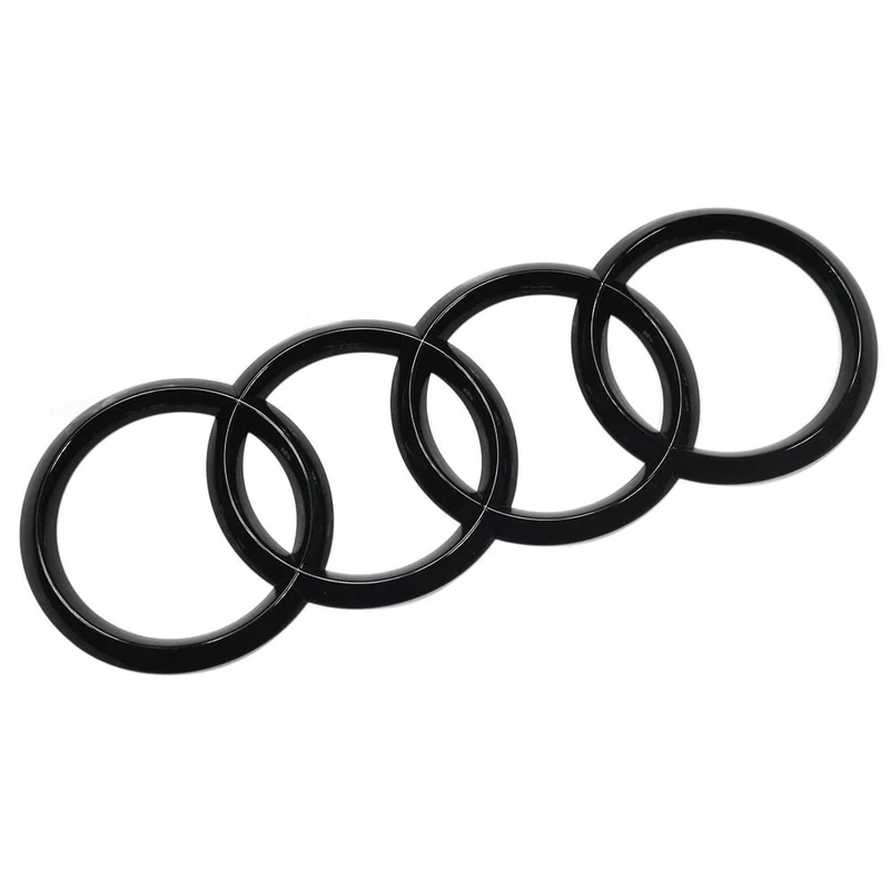 Audi 8S0071802 Ring Sign Black Edition Emblem Blackline Logo Black