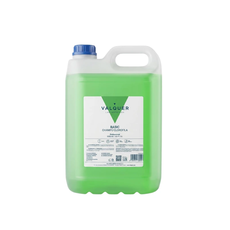 Valquer - Special Chlorophyll Shampoo for Hairdressers - Professional Shampoo - Carafe 5 L - Image 1
