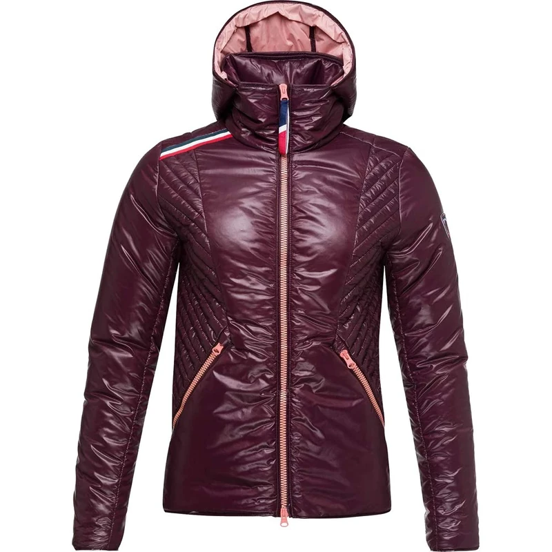 Rossignol Women's Verglas Hood Jacket, womens, Jacket, RLIWJ50, Bordeaux, S
