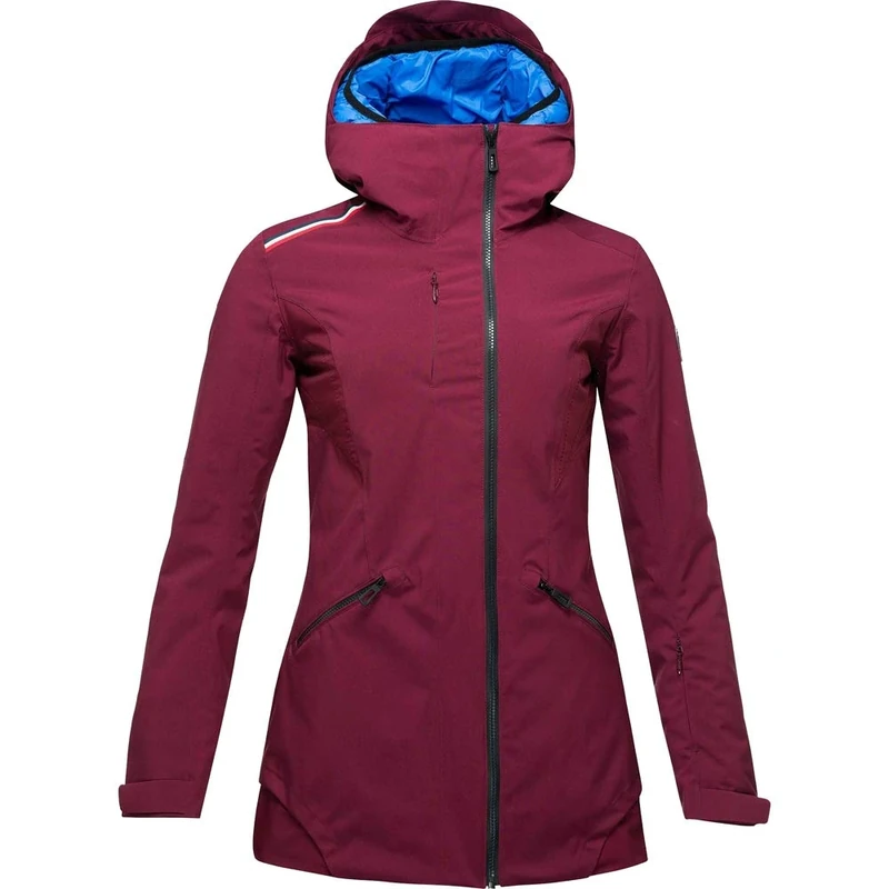 Rossignol Cadran Long Jacket Ski Jacket, Women, womens, RLIWJ35, Bordeaux, S