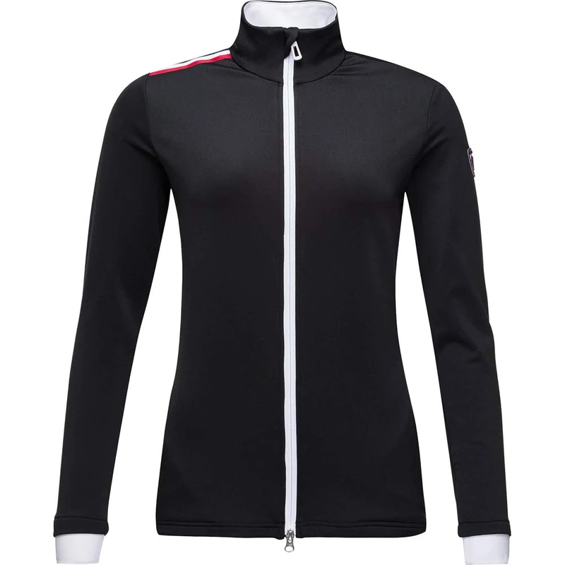 Rossignol Hiver Full Zip Medium Layer, Women, womens, RLIWL08, Black, XL