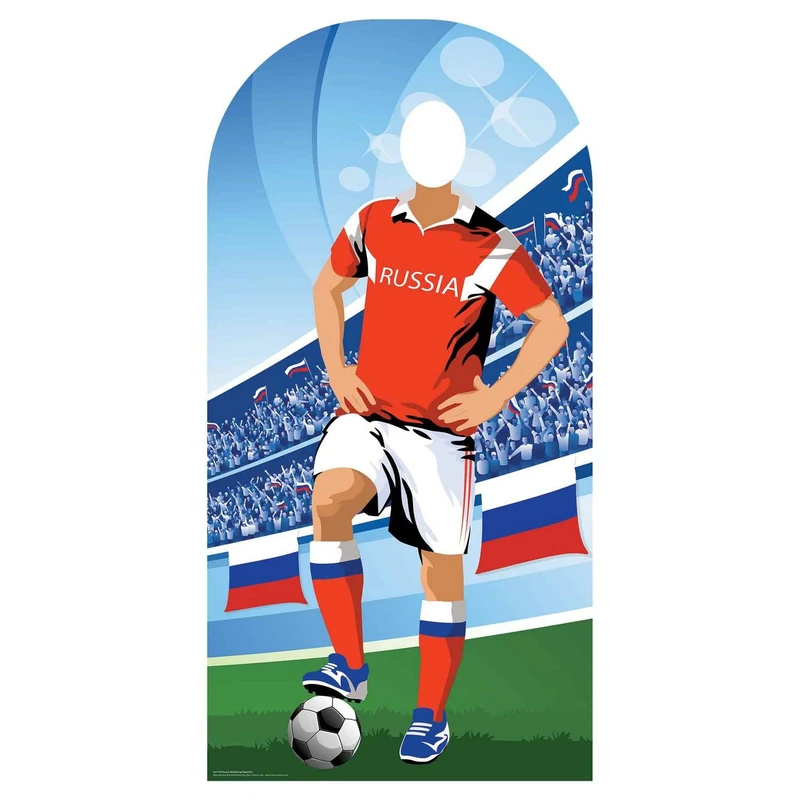 Star Cutouts Russia Football Team Lifesize Cardboard Standee