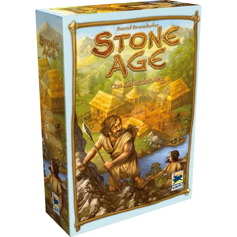 Hans im Glück, Stone Age – The goal is your way, basic game, connoisseur game, nominated for the game of the year 2008, 2-4 players, from 10+ years, 60+ minutes, German - Image 1