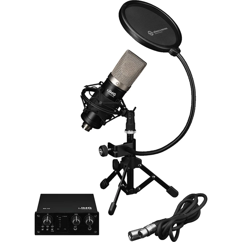 IMG STAGELINE Podcaster Bundle ECMS-70 - USB Interface