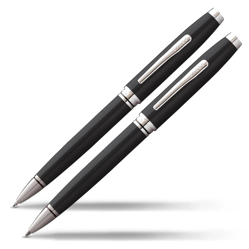 Cross Coventry Black Lacquer Pen and Pencil Gift Setaa