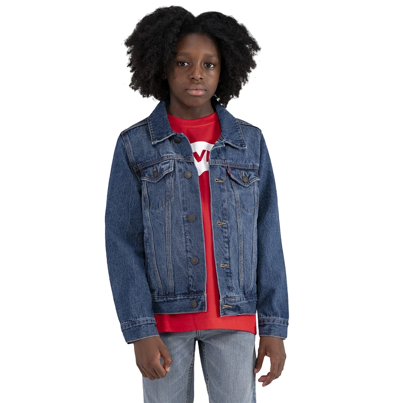 Levi's Kids Trucker Jacket Boys, Blue, 12 Years
