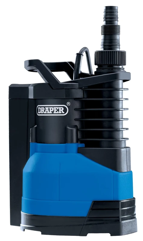 Draper 400W Portable Submersible Water Pump |Max Flow Capacity 9000 l/h Electric Pump | Thermal Overload Protection | Integrated Float Switch |10M Cable Draining Pump| 98917