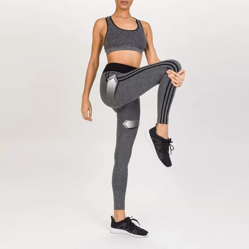 Boostershape Women's Slimming Leggings and Tank Top, womens, L041, black/grey, FR : Taille Unique (Taille Fabricant : L/XL) - Image 1