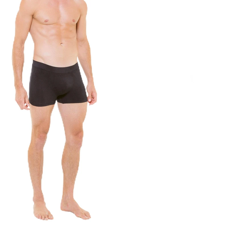 Sveltek Men's Slimming Boxer Shorts X3, mens, T118, Noir/Blanc/Bleu, FR : Taille Unique (Taille Fabricant : L/XL)