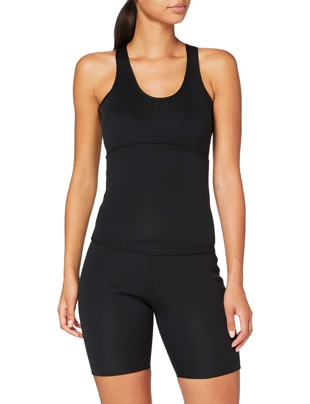 Saunabooster Women's Sweat Belt/Pants/Top Set, womens, SL115, Black, FR : Taille Unique (Taille Fabricant : S/M)