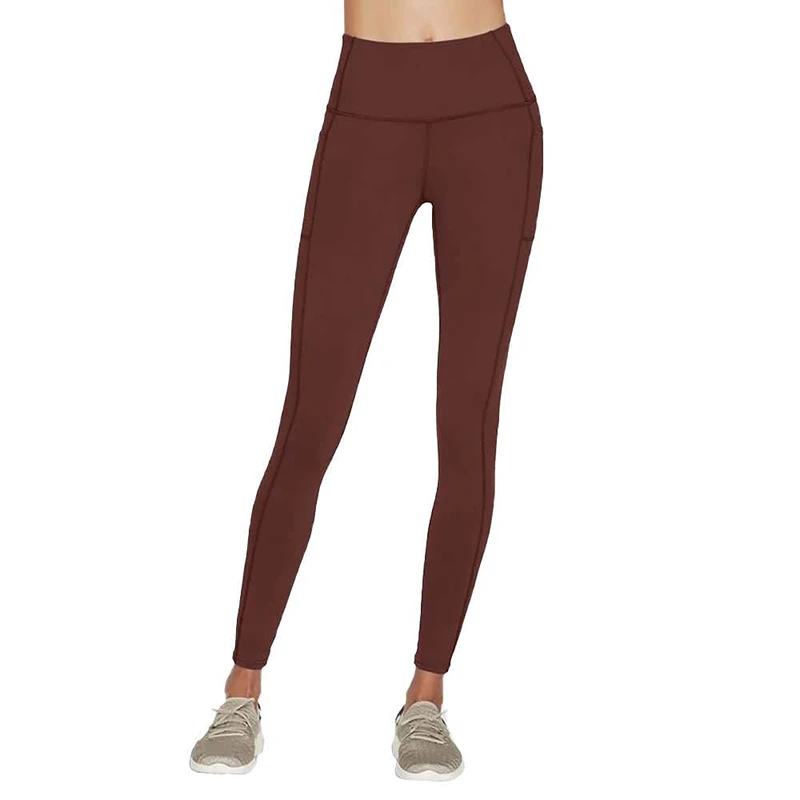 Skechers Women's Go Walk Hw Legging Pants, Chocolate Drizzle, XXL UK