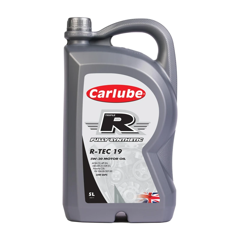 Carlube Triple R 5W-30 ACEA C3, API SN Fully Synthetic Engine Oil R-TEC 19 5L