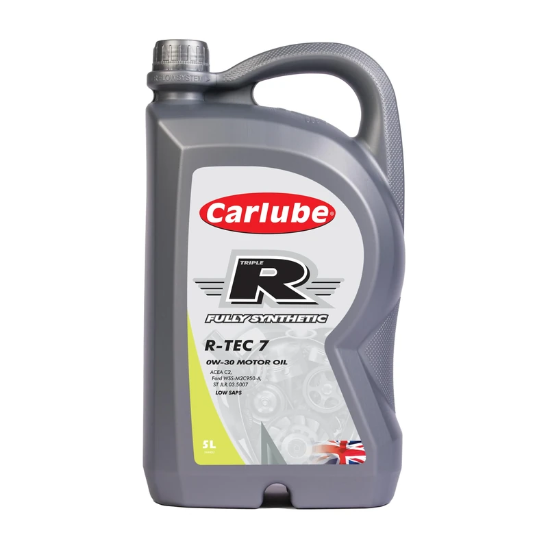 Carlube Triple R 0W-30 ACEA C2 Fully Synthetic Engine Oil R-TEC 7 5L