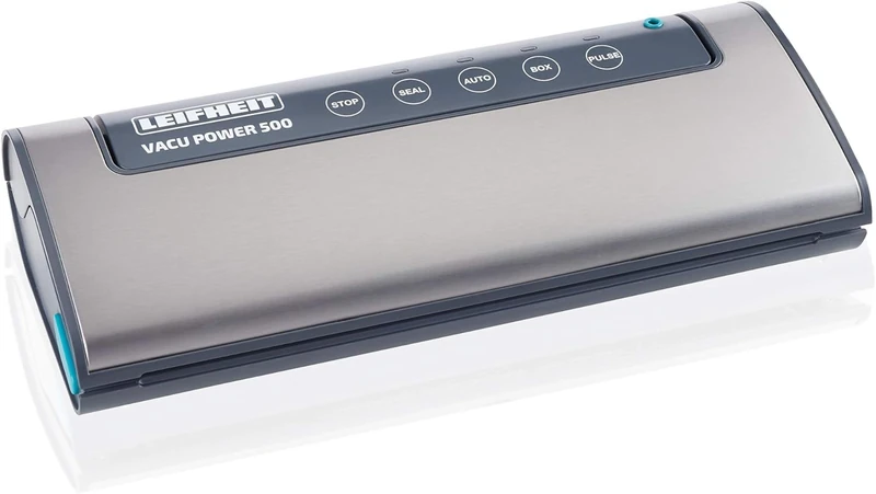 Leifheit Vacuum Sealer Vacu Power 500, Kitchen Vacuum Pump, Food Container Vaccuum Sealer, Leifheit Vacuum Pump, for Standard Vacuum Bags or Air extraction from Leifheit Food Containers