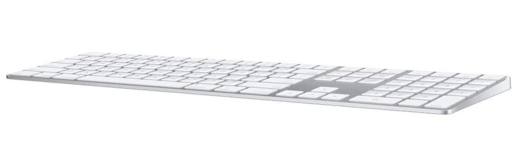 Apple Magic Keyboard with Numeric Keypad (A1843) (QWERTY English) Silver (Renewed)
