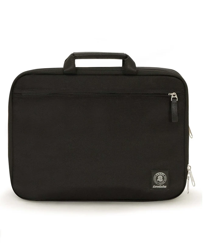 Invicta Organized Office Bag, Black, Technical Fabric, Laptop Pocket Up to 15.6”