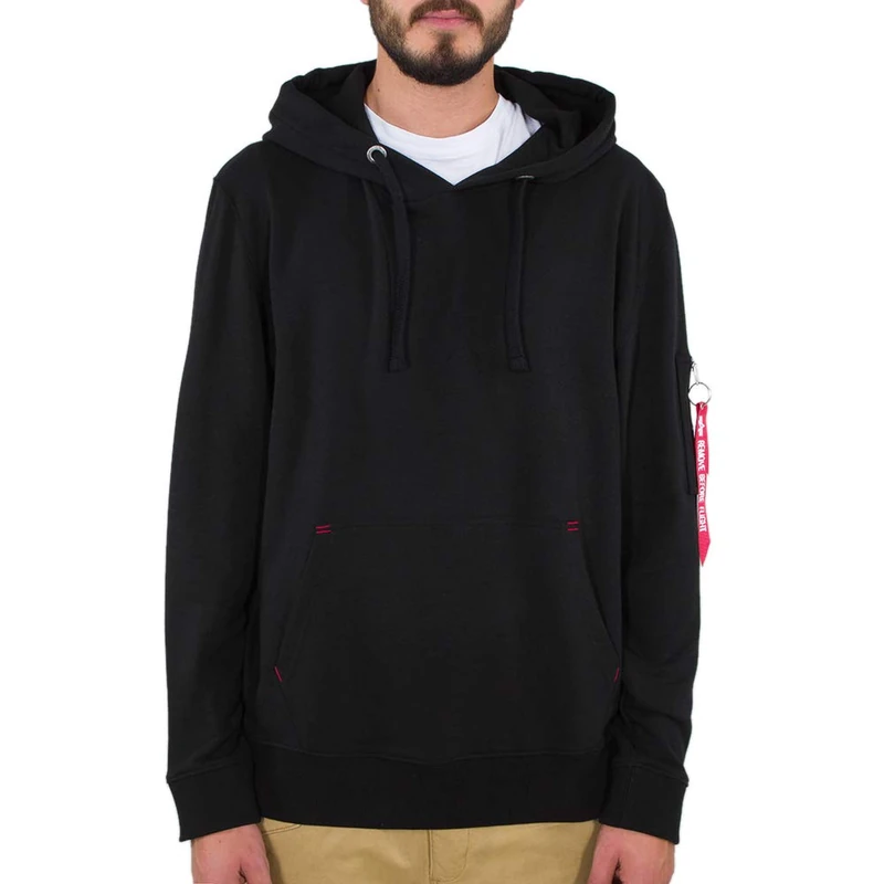 Alpha Industries Men's RBF Latex Print Hoody, Black, XL