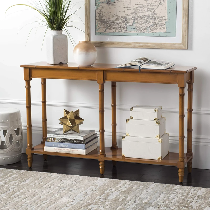 Safavieh Modern Wooden, in Brown, 130 X 35 X 80