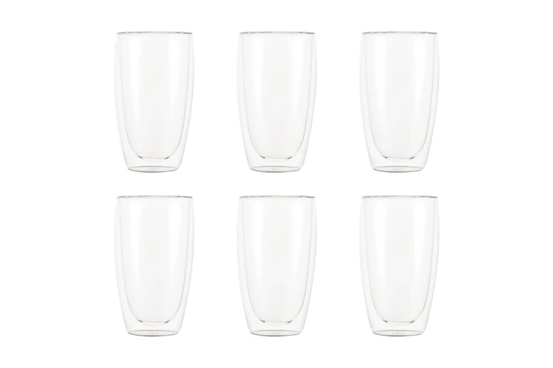 Bodum PAVINA 6 pcs Glass, Double Wall, Large, 0.45 l, 15 oz