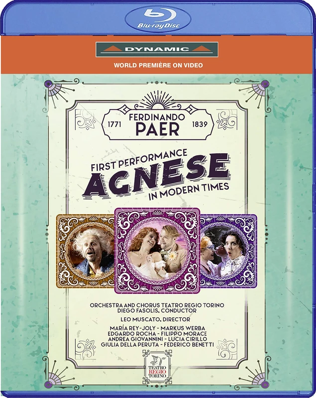 Ferdinando Paer: Agnese (Dramma semiserio in two acts) [Blu-ray] [Region Free] [NTSC]