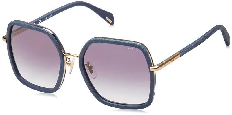 Police SPLA20 Sunglasses - Oro Grigio Lucido Gold - Size 58