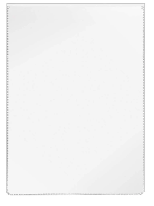 VELOFLEX 3105510 Protective ID Card Sleeves for DIN A5, Polypropylene Film, with Tear-Protection, Copy-Safe, Pack of 100