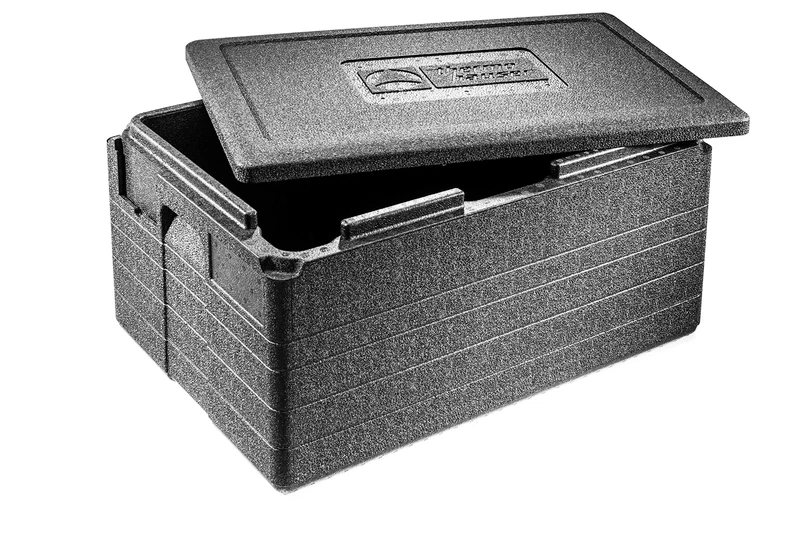 thermohauser expanded polypropylene insulation box GN 1/1 Gastrostar with Lid - 50 Litre Volume - 60 x 40 x 33 cm - 5-Colour Insert Card Set
