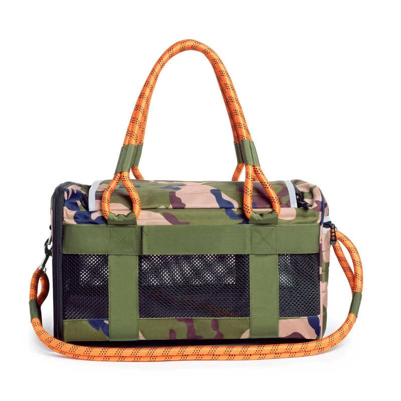 ROVERLUND Airline Compliant Pet Carrier, Travel Bag & Car Seat. Includes Leash. Stylish. Durable. Two Sizes for Most Pets up to 20lbs.
