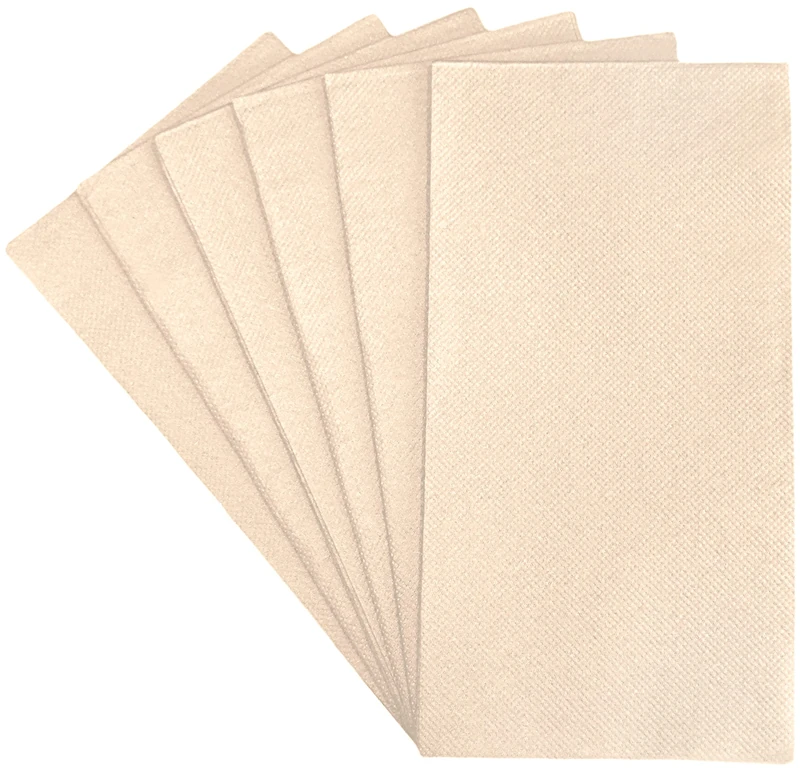 Lifey Bamboo Paper Guest Towels - Bathroom Napkins with Absorption Pockets | 250 Pack, 7.64" x 4.05", 2 Ply, 1/8 Folded | Sustainable, Soft, and Hygienic
