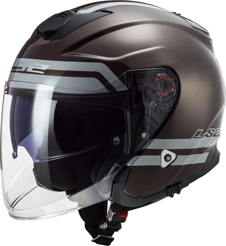 Motorcycle helmets LS2 OF521 INFINITY HYPER WOOD, Bois, XS