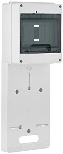 Meter Board for Three-Current AC 1-9 Modules N+PE with Transparent Lid, DIN Rail (1F (N+PE))