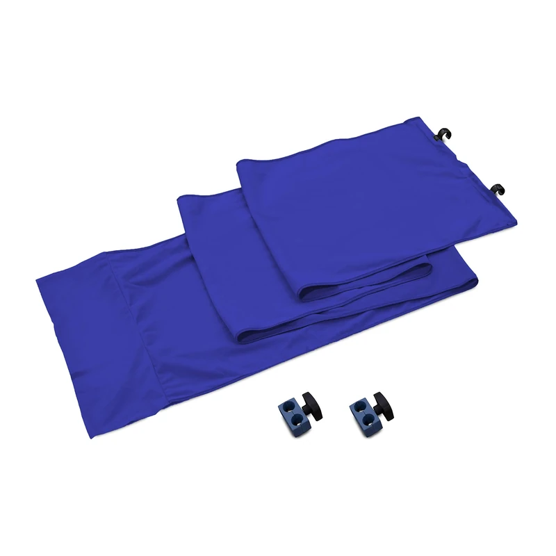 Panoramic Background Connection Kit 2.3m Chroma Key Blue.