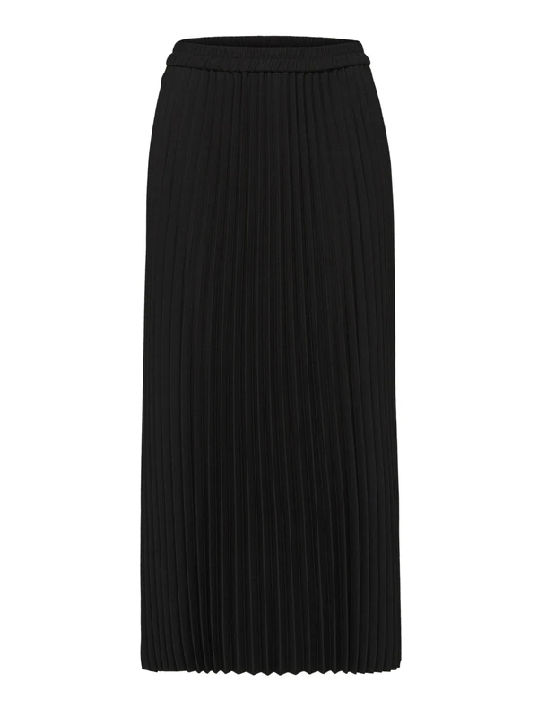 Selected Femme NOS Women's Slfalexis Mw Midi Skirt Noos Skirt Not Applicable, Black, 34 - Image 1