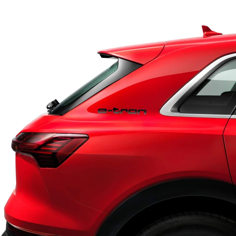 Audi 4KE064317Y9B Decorative Film e-tron Lettering Sticker, Black