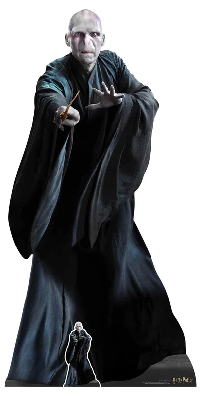 Star Cutouts SC1481 Lord Voldemort Lifesize Cardboard Cutout – Official Harry Potter Display for Parties, Collectors & Events