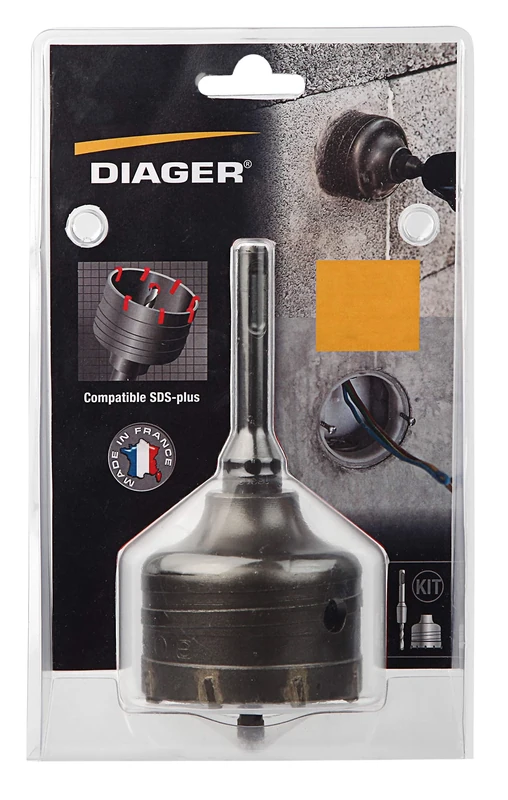 DIAGER 326CD040 SDS+ Hole Saw Grey