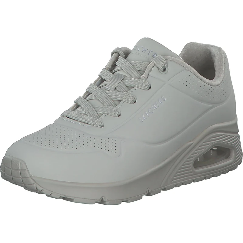 Skechers Women's Uno Stand on Air Sneaker, Off White Durabuck, 8 UK