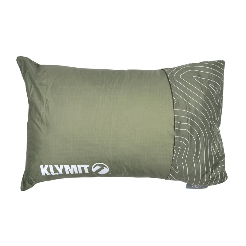 Klymit Unisex's Drift Camping Pillow, Green, L