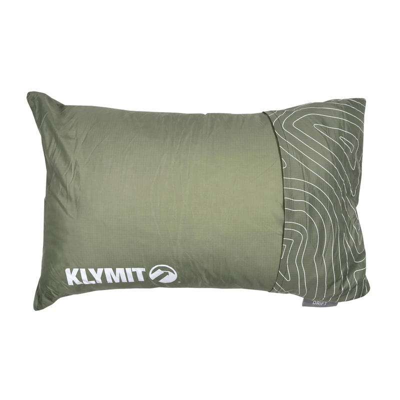 Klymit Unisex's Drift Camping Pillow, Green, Regular - Image 1